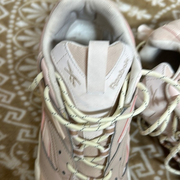 Reebok Pink and White Modern Chunky Sneakers - Picture 2 of 15